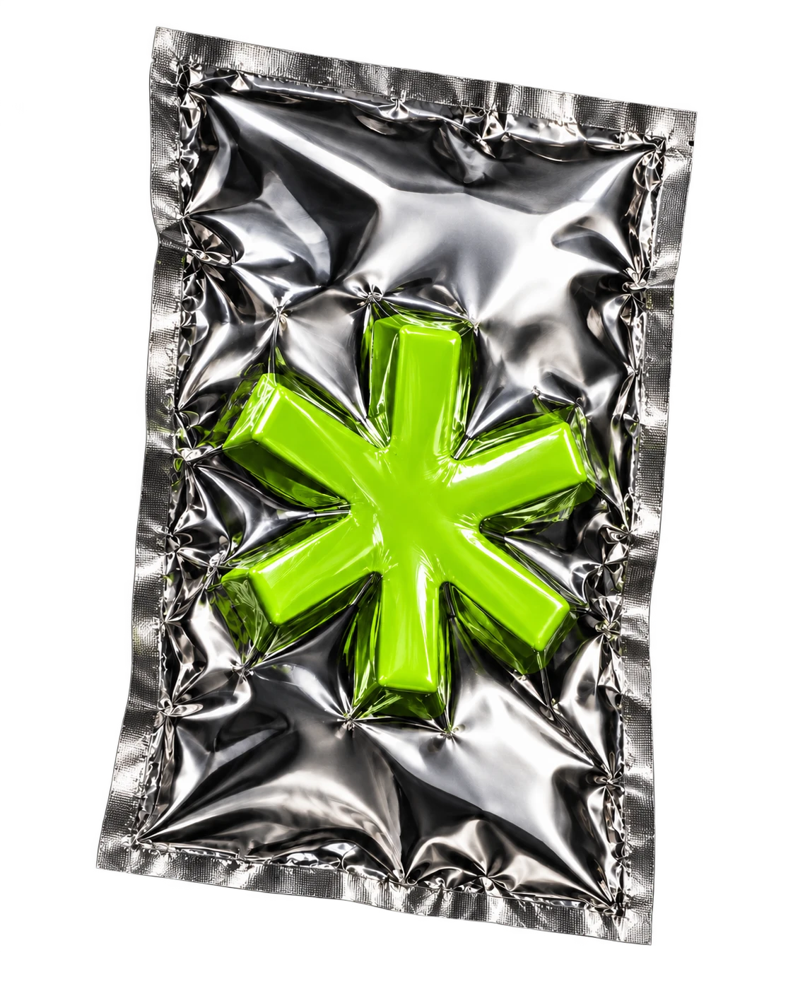 Chrome and lime identity concept